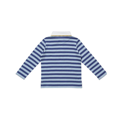 Parker Polo, Navy Twin Stripe