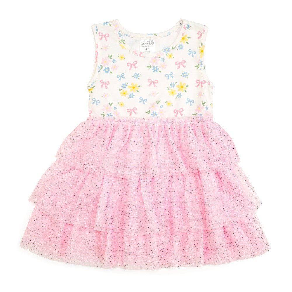 Sweet Floral Tank Tutu Dress|11259
