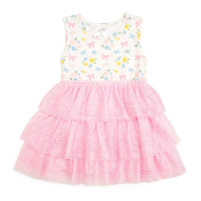 Sweet Floral Tank Tutu Dress|11259