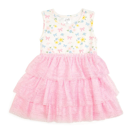 Sweet Floral Tank Tutu Dress|11259