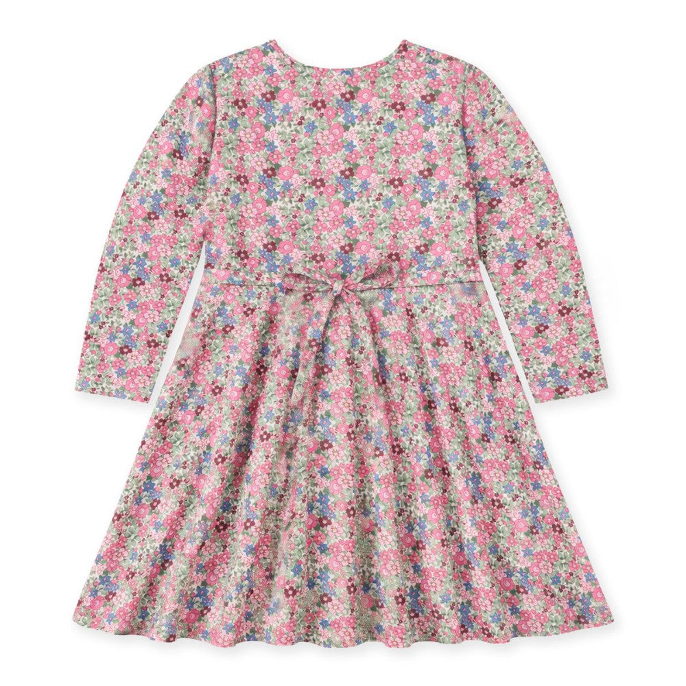 Floral Knit Dress w Flowers|12911