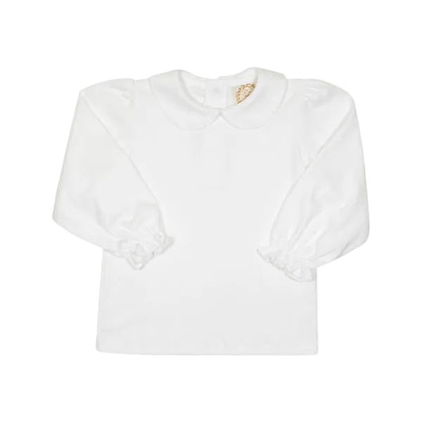 Maude's Peter Pan Collar Shirt & Onesie - Pima LS|11900
