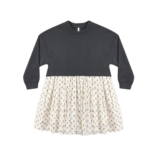 Sweatshirt Dress Vintage Fleur|12077