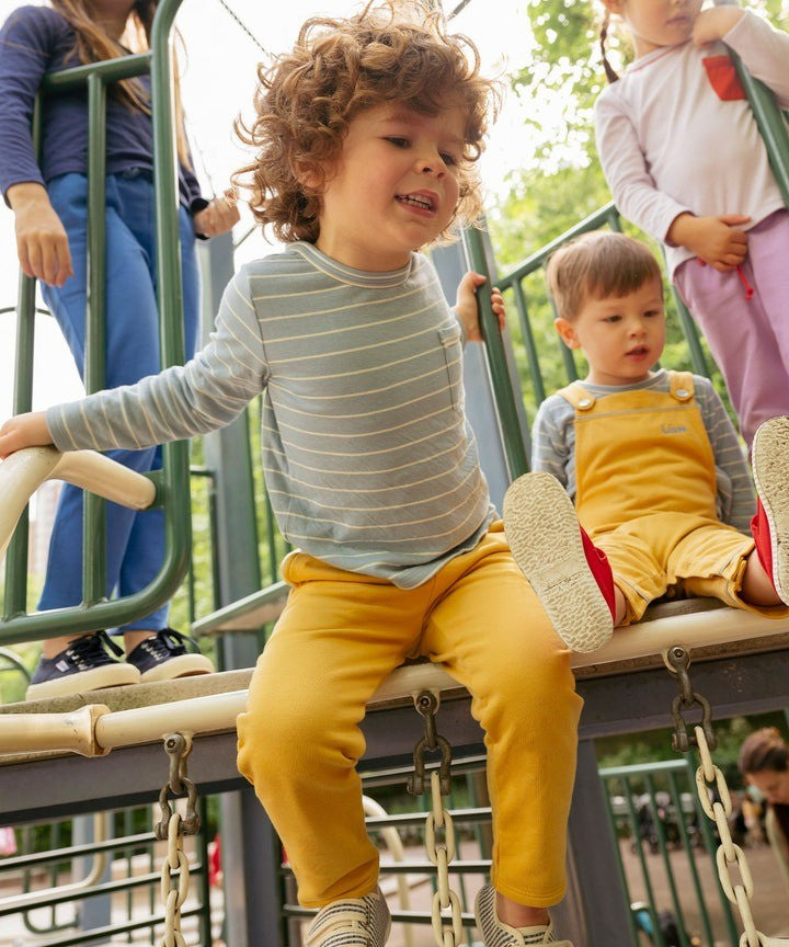 Edward T-Shirt, Dusty Blue Fine Stripes|9475