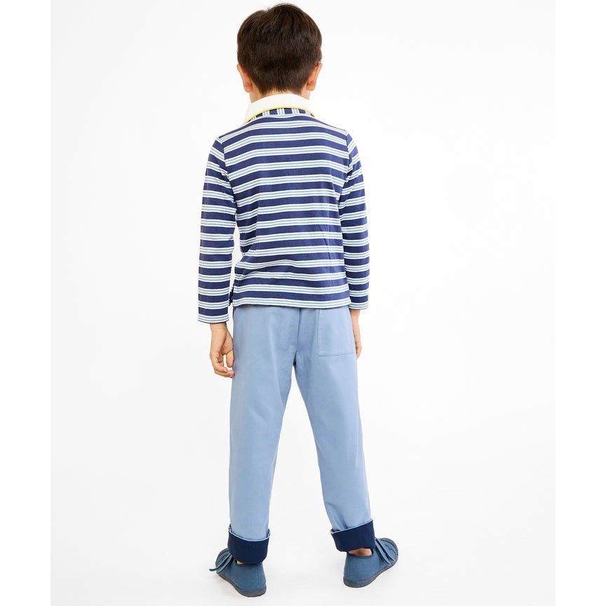 Parker Polo, Navy Twin Stripe|9371
