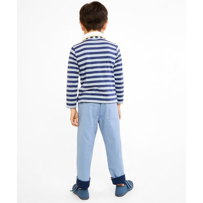 Parker Polo, Navy Twin Stripe|9371