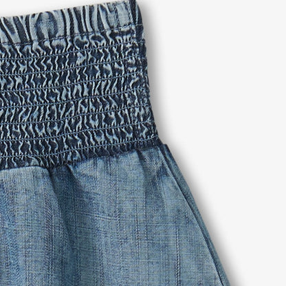 Tencel Smocked Skirt|6552