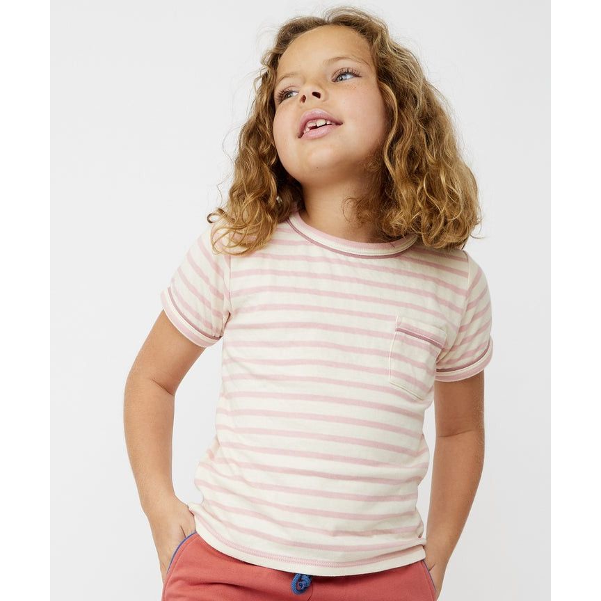 Willie T-Shirt, Petal Sport Stripe|6857