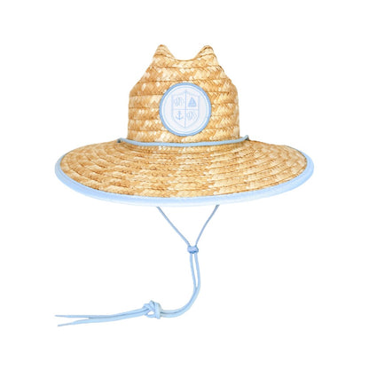 Youth Lifeguard Straw Hat - Blue|8235