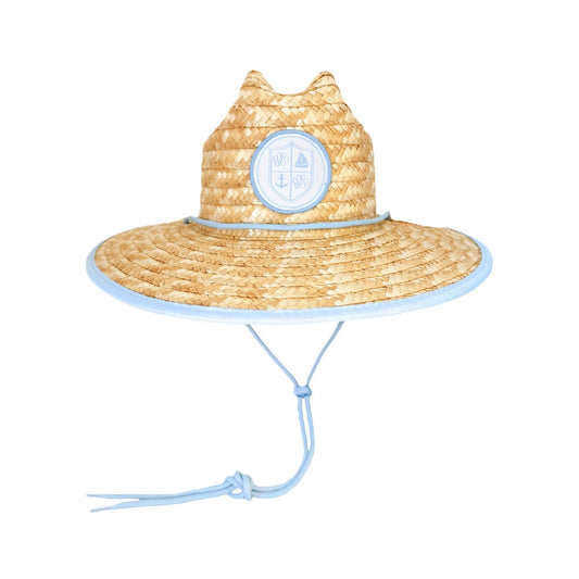 Youth Lifeguard Straw Hat - Blue|8235