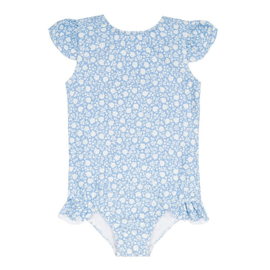 Girls Alpine Fiore Ruffle Cap Sleeve One Piece|10685