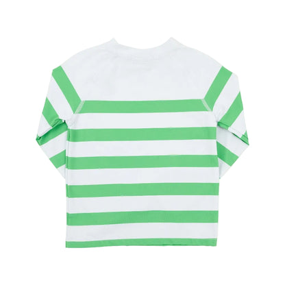 Walker`s Wave Swim Shirt UPF - Grafton Green Stripe/Grafton Green|11724