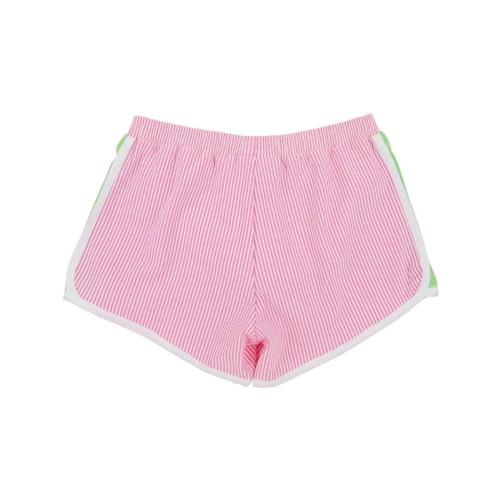 Prepletic™ Shimmy Shake Shorts - Hamptons Hot Pink Seersucker/Lexi|11701