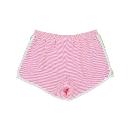 Prepletic™ Shimmy Shake Shorts - Hamptons Hot Pink Seersucker/Lexi|11701