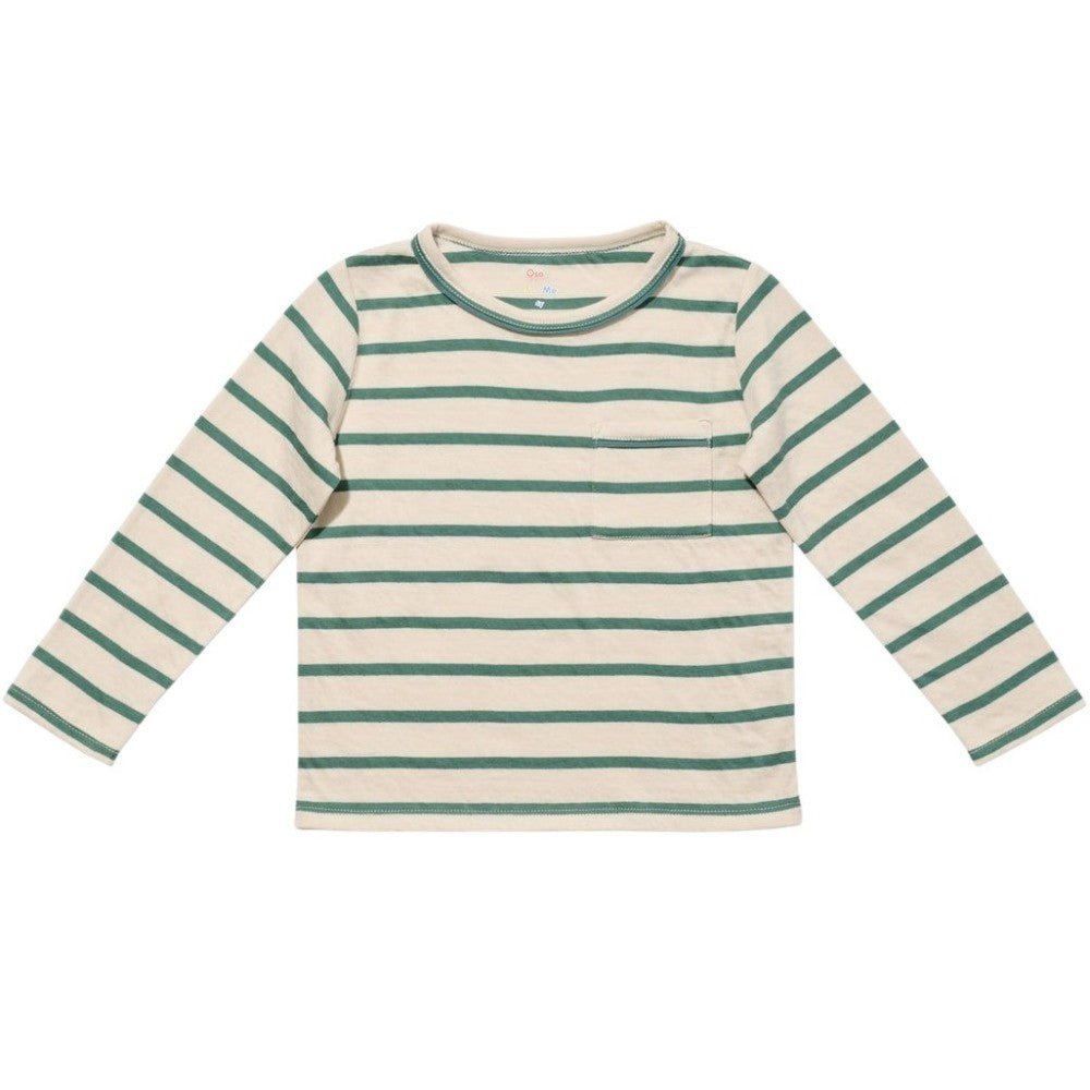 Edward T-Shirt, Pine Stripe|9296