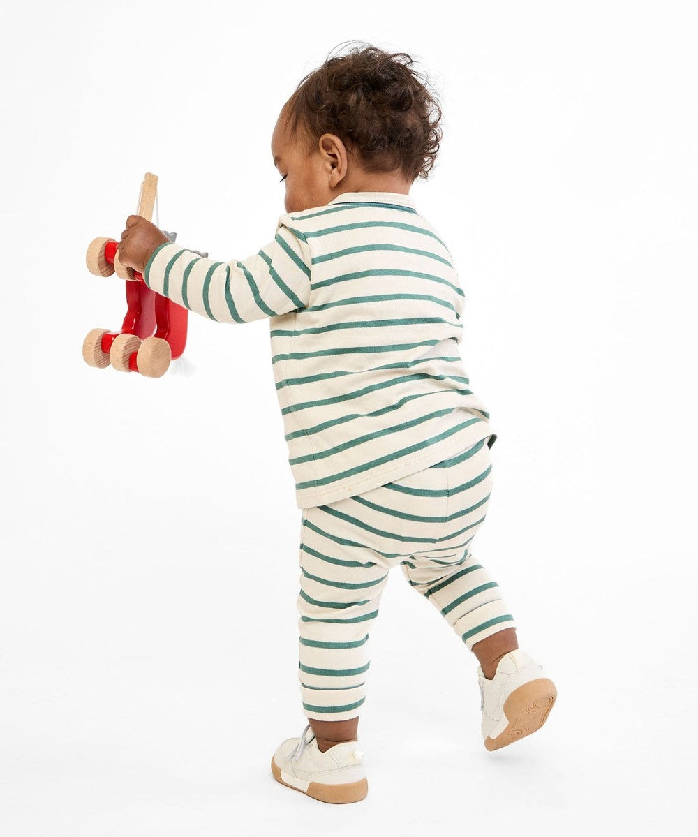 Andy Baby Legging, Pine Stripe|9387