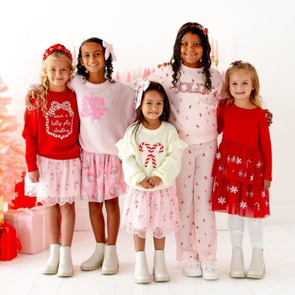 Peppermint Glitter Christmas Bow Headband|13528