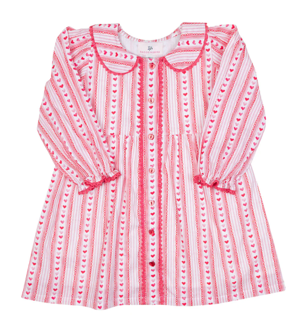 Valentine Stripe Dress|10555