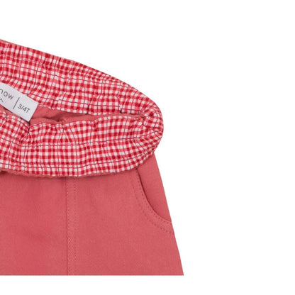 Boys Poppy Red stretch twill short|8614