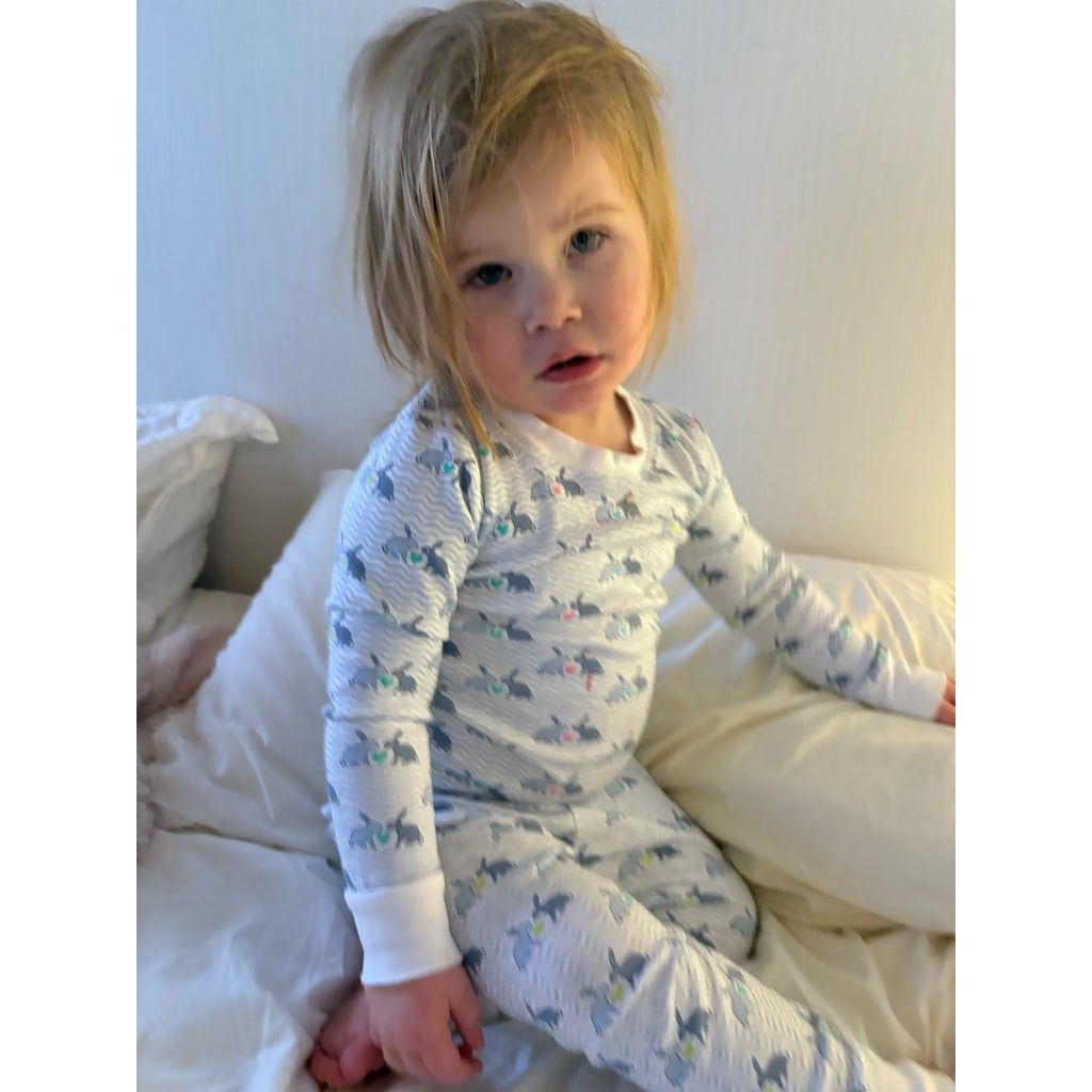 Bunny Love Two Piece Kids Pajamas|6377