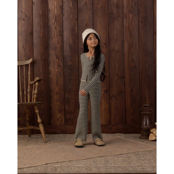 Long Sleeve Knit Tee Midnight Stripe