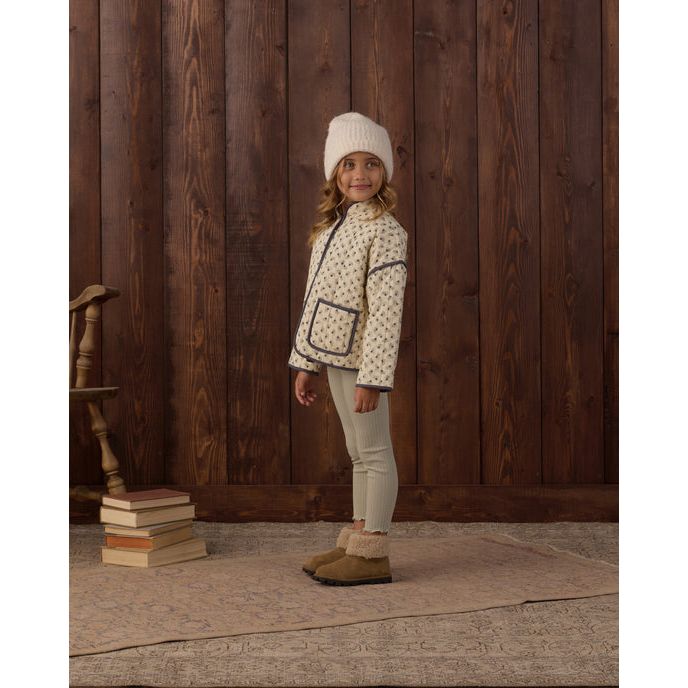 Quilted Jacket Vintage Fleur