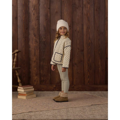 Quilted Jacket Vintage Fleur