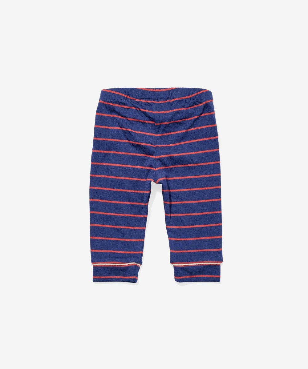 Andy Baby Legging, Navy Fine Stripe|9093