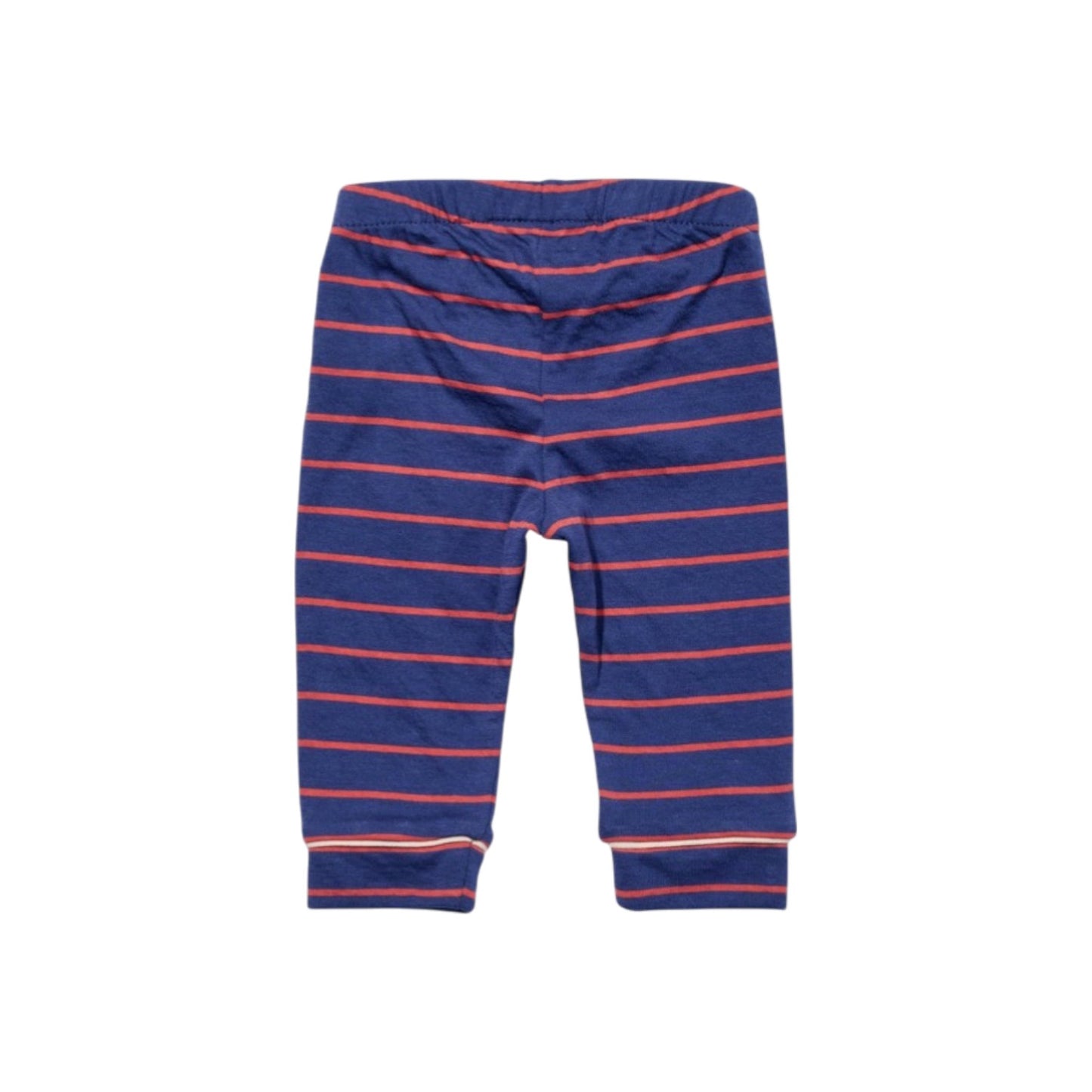 Andy Baby Legging, Navy Fine Stripe
