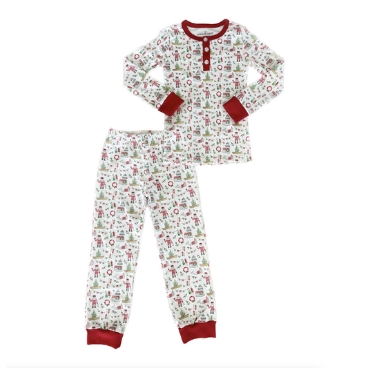Sailor Santa Kids 2 Piece Pajamas|3086