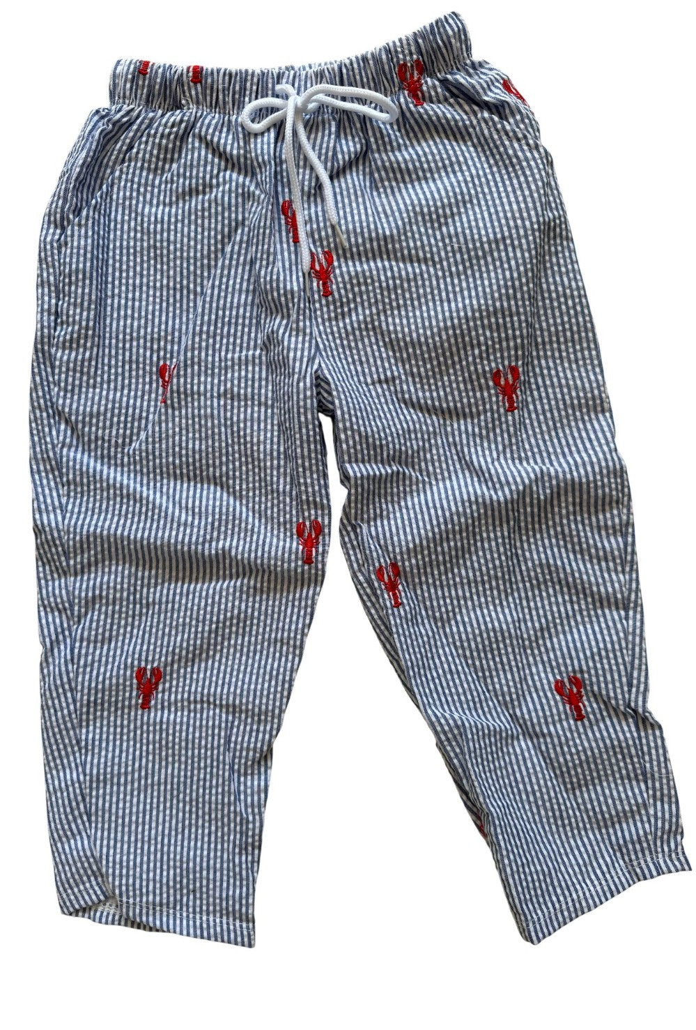 Lobster Seersucker Pants|10118