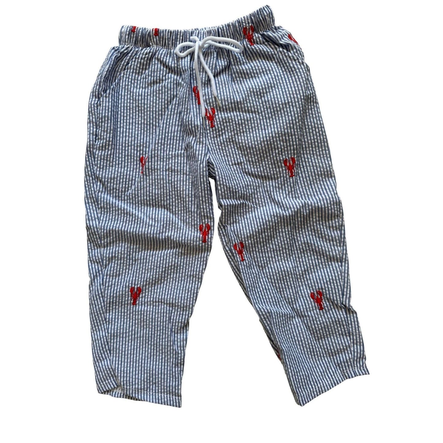 Lobster Seersucker Pants|10118