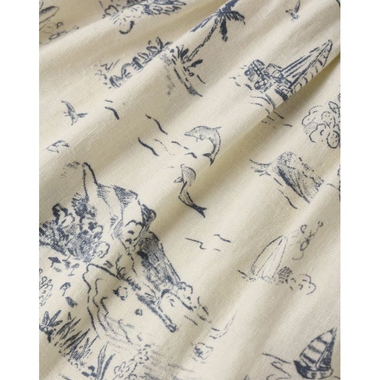 Sutton Dress Ocean Toile|10828