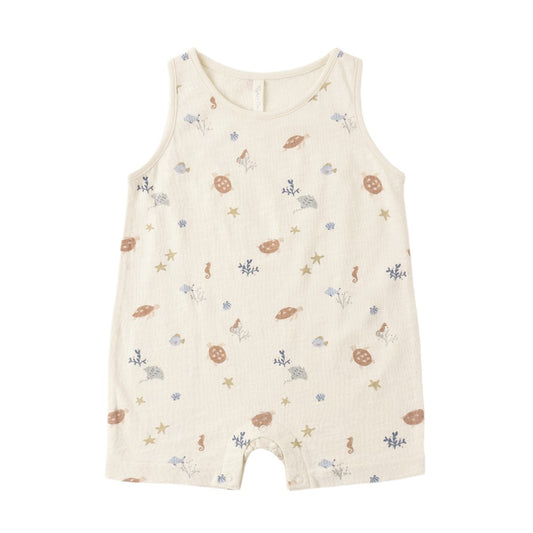 Sleeveless One-Piece Aquatic|10620