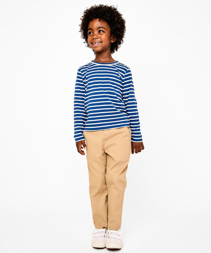 Edward T-Shirt, Enamel Blue Stripe|12644