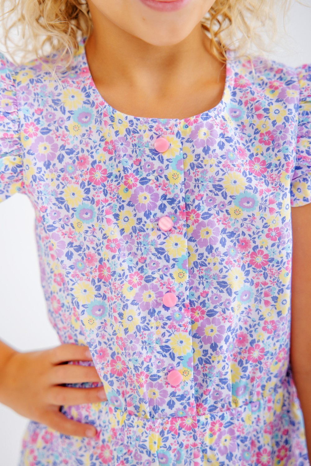 Marion Rose Romper-Broadcloth|11672