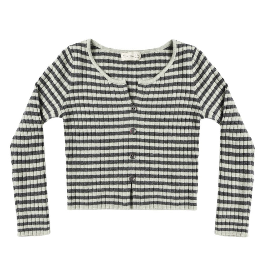 Long Sleeve Knit Tee Midnight Stripe|11878