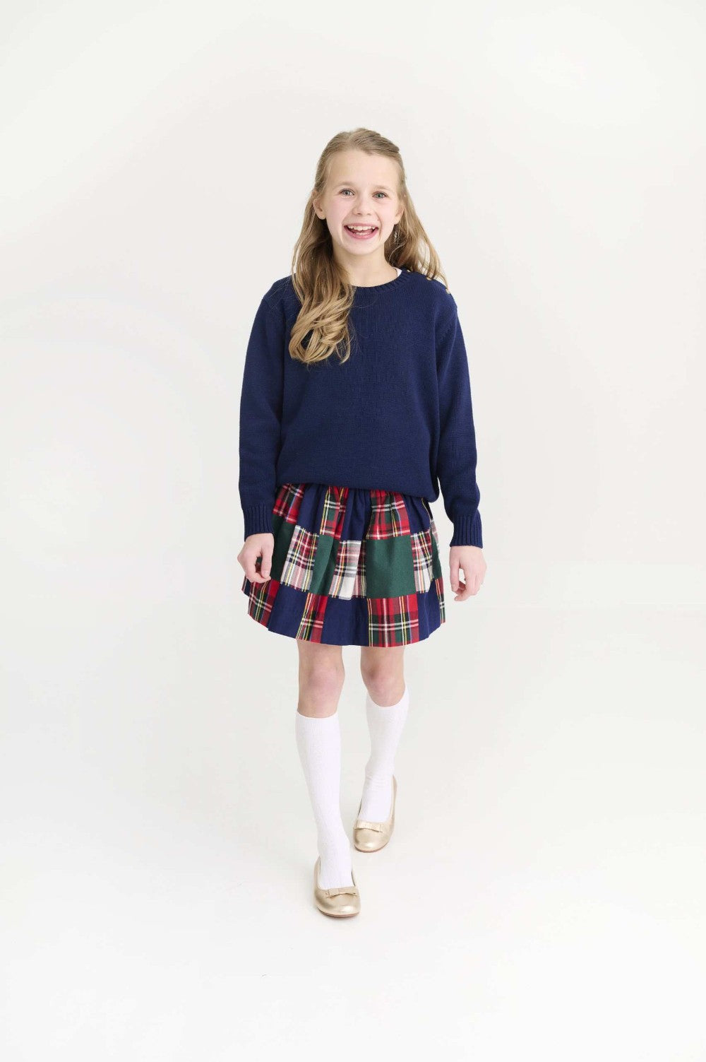 Isabelle's Sweater Nantucket Navy/Buttons|13149
