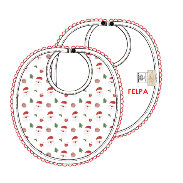 Basics Bib-Cookies With Santa|13212