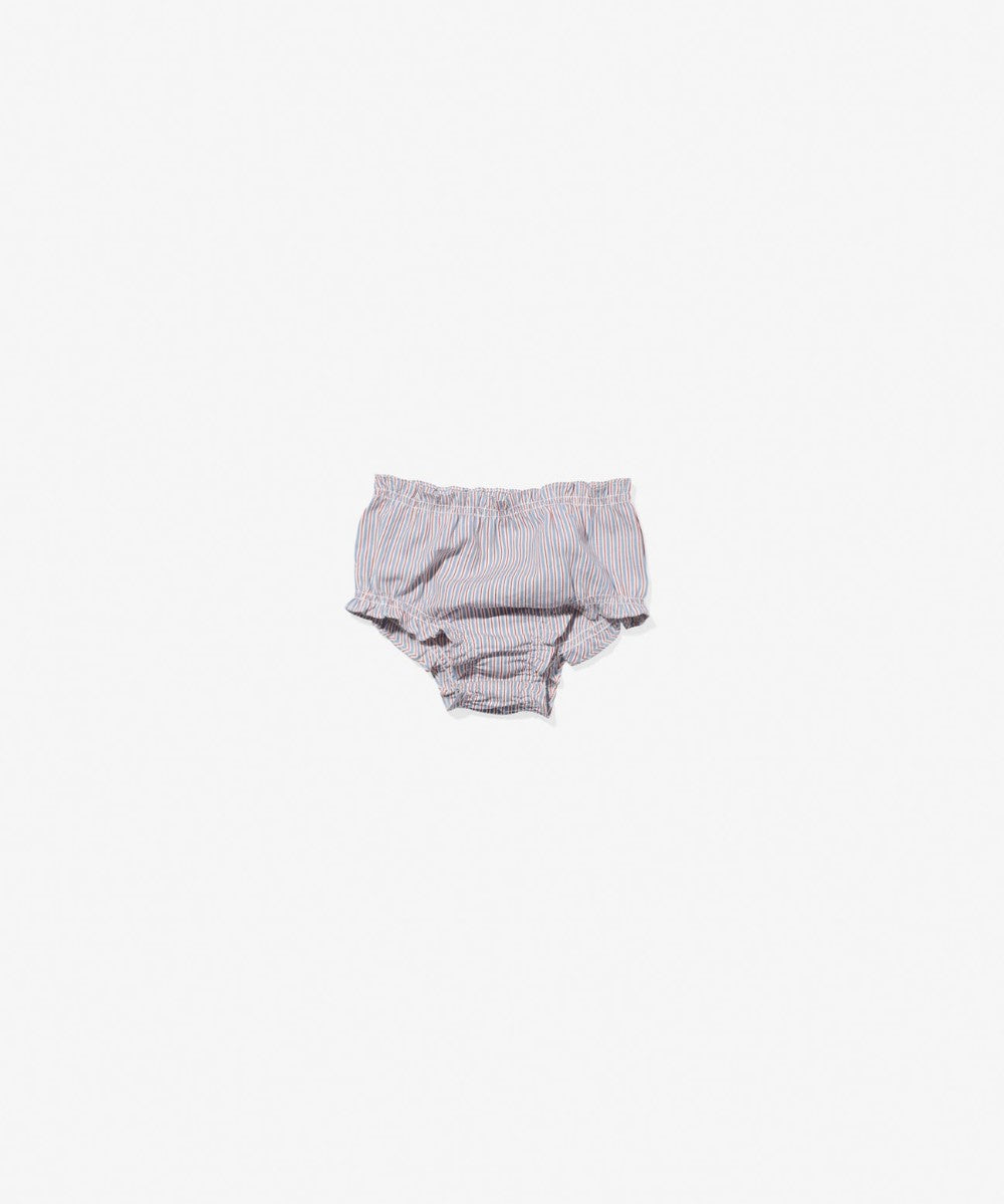 Hannah Dress, Indigo Linen Stripe|9049