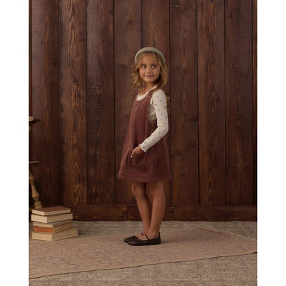 Ribbed Long Sleeve Natural Ditsy