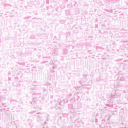 Nantucket Two Piece Kids Pajamas - Peony Pink|7368