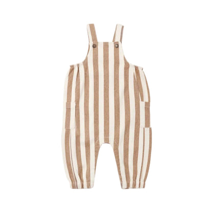Cargo Baby Overall Fawn Pinstripe|12285
