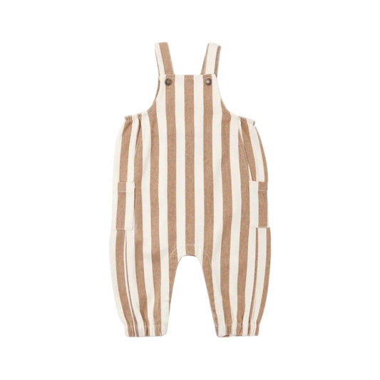 Cargo Baby Overall Fawn Pinstripe|12285