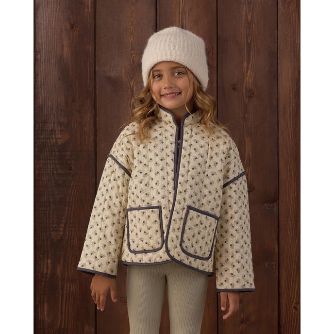 Quilted Jacket Vintage Fleur