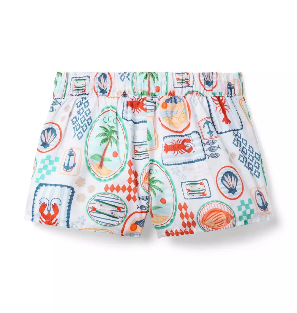 Multicolor Ocean Shorts
