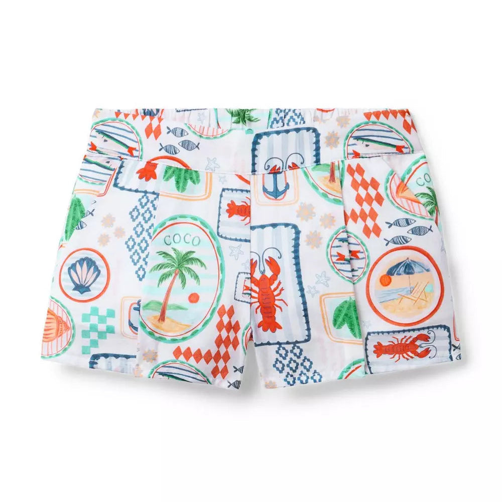 Multicolor Ocean Shorts