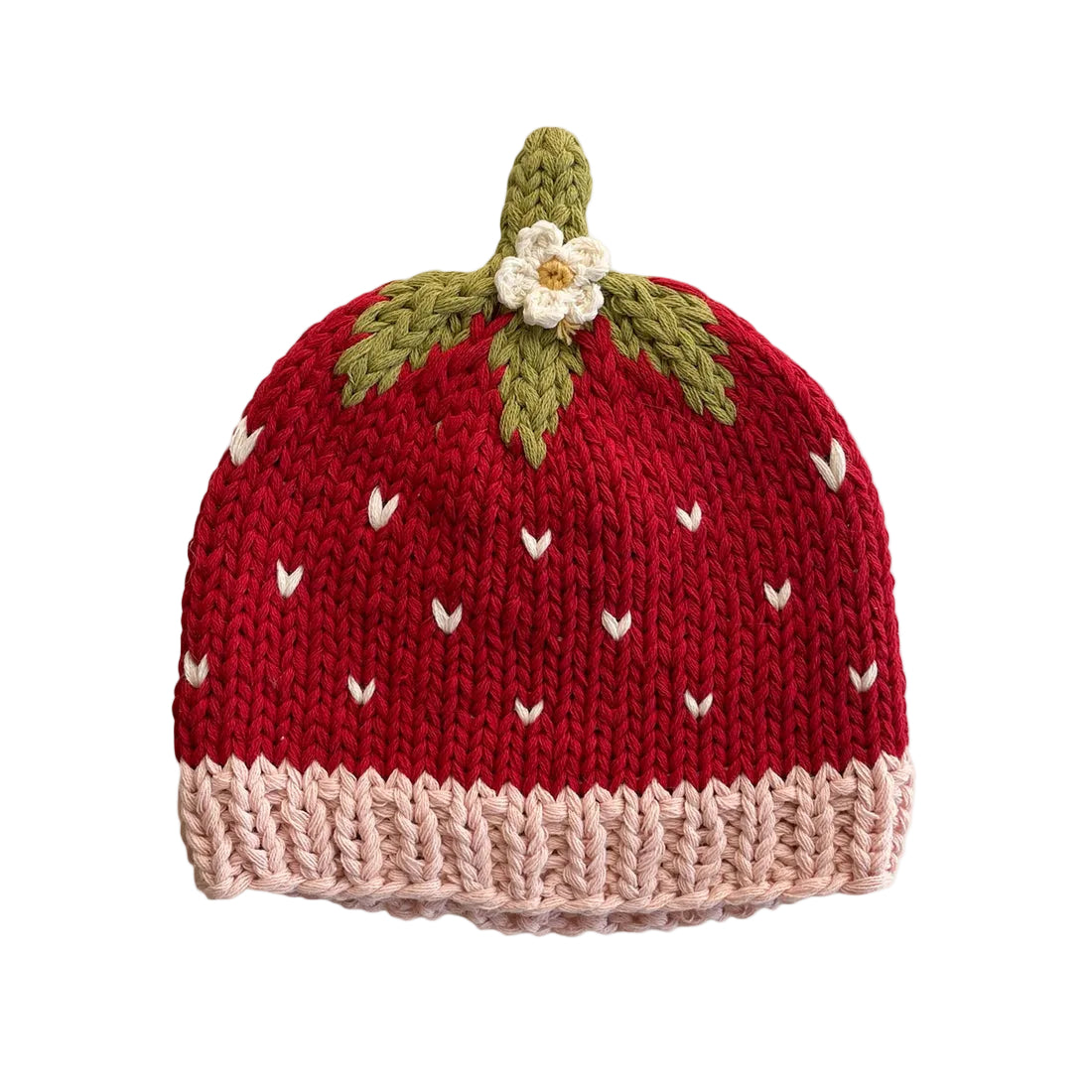 Addie Strawberry Beanie Hat