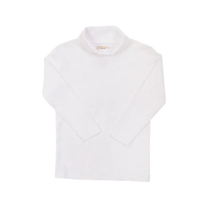 Tatum's Turtleneck Shirt - Worth Ave White|11832