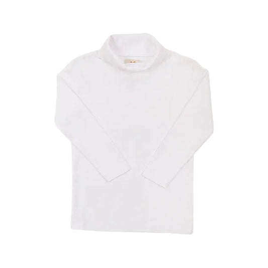 Tatum's Turtleneck Shirt - Worth Ave White|11832